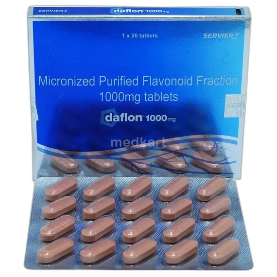 daflon 1000mg tablet 20's
